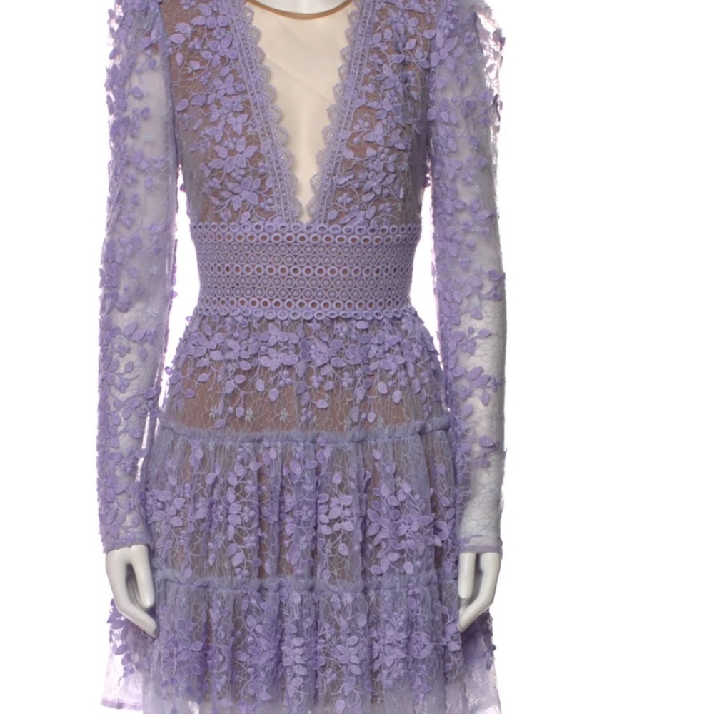 Bronx & Banco Lace Pattern Mini Dress NEW with tags